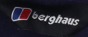 Berghaus Women's Blue High Neck Fleece Sweatshirt Size 12