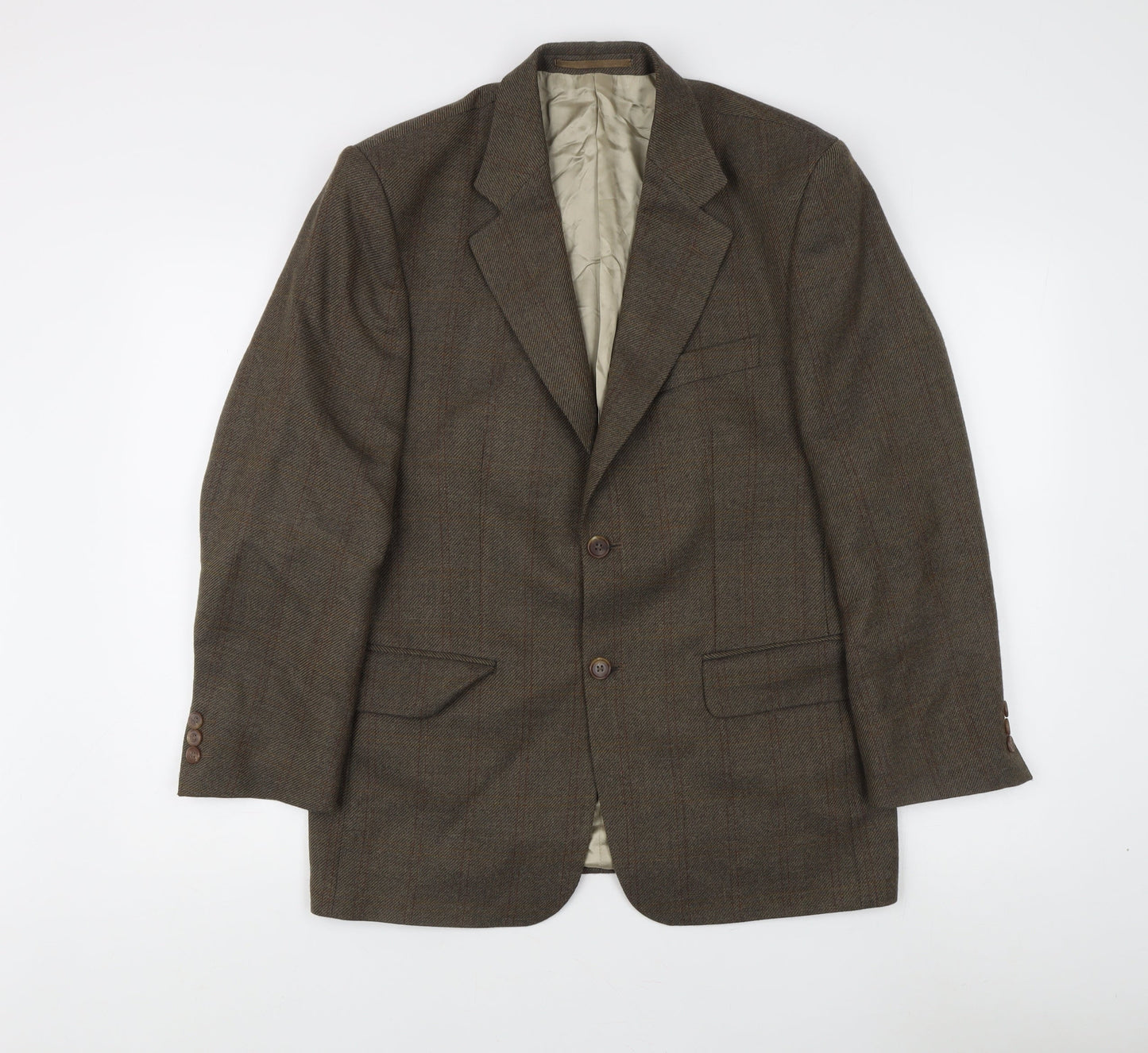 Mens UK Size 40 Roderick Charles Regular Brown Suit Jacket