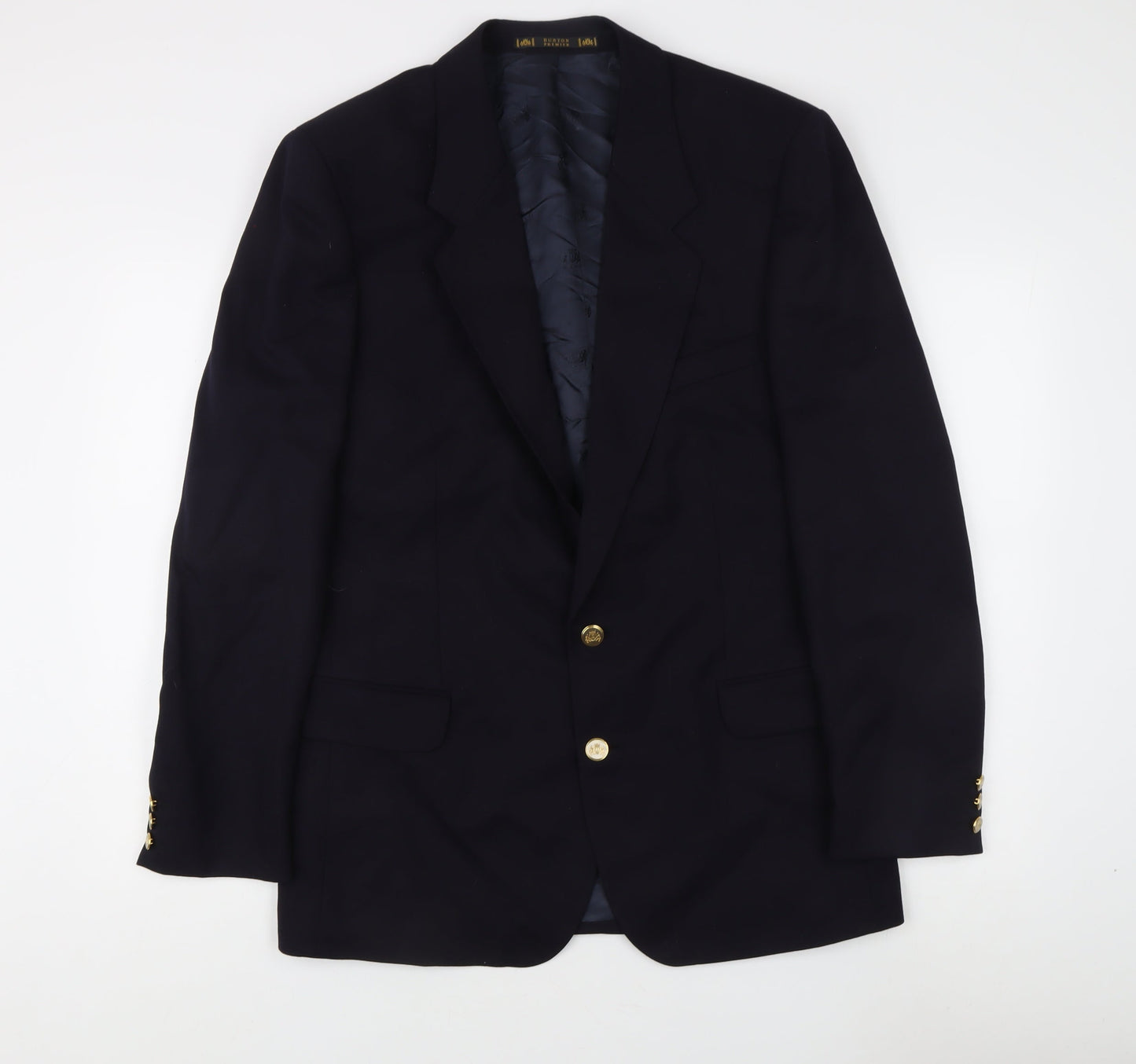Mens UK Size L Burton Regular Blue Suit Jacket