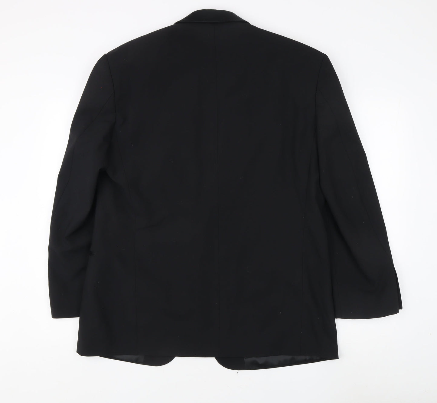 Mens UK Size 42 Marks and Spencer Regular Black Suit Tuxedo