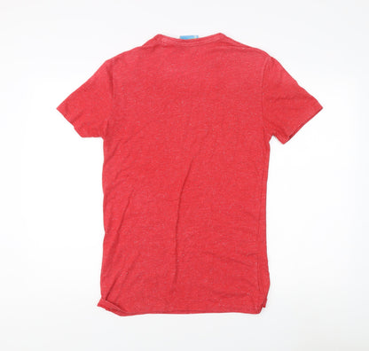 Superdry Men's Red S Graphic Print T-Shirt, Regular Fit