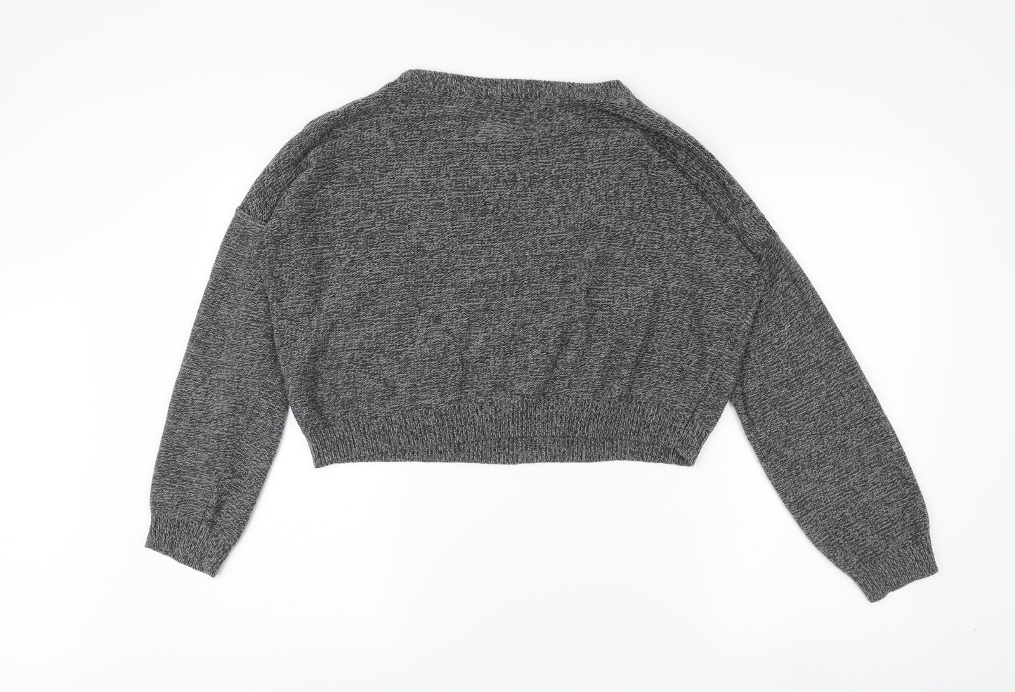 Womens UK Size M Brave Soul Grey Pullover Jumper
