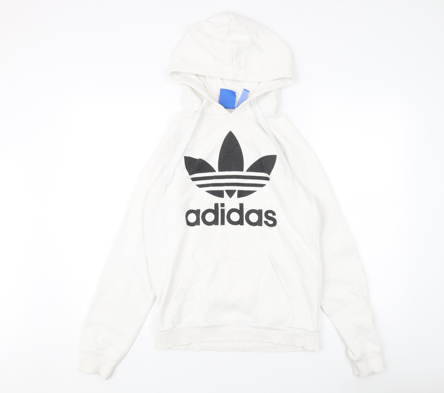Mens UK Size XS adidas White Pullover Hoodie