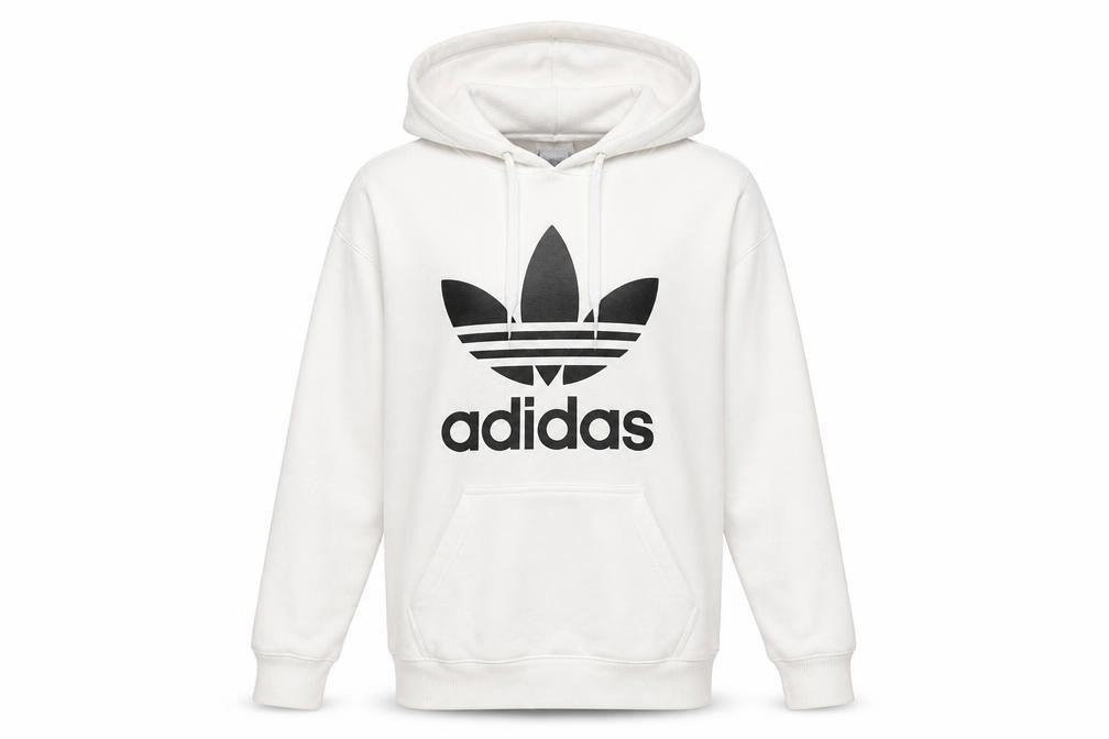 Mens UK Size XS adidas White Pullover Hoodie