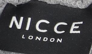 Nicce Men's Grey Track Pants, Size S, Casual Sweatpants