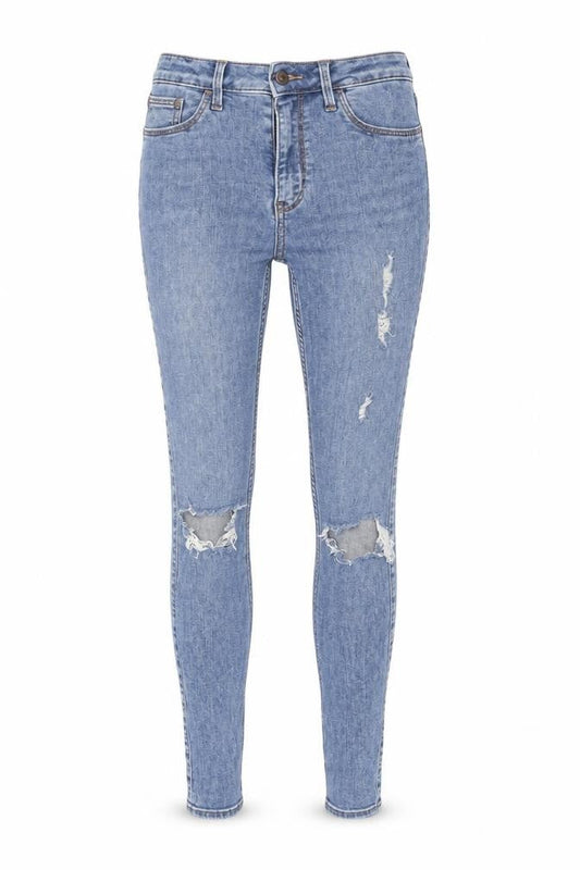 Womens UK Size 1 Hollister  Jegging Blue Jeans
