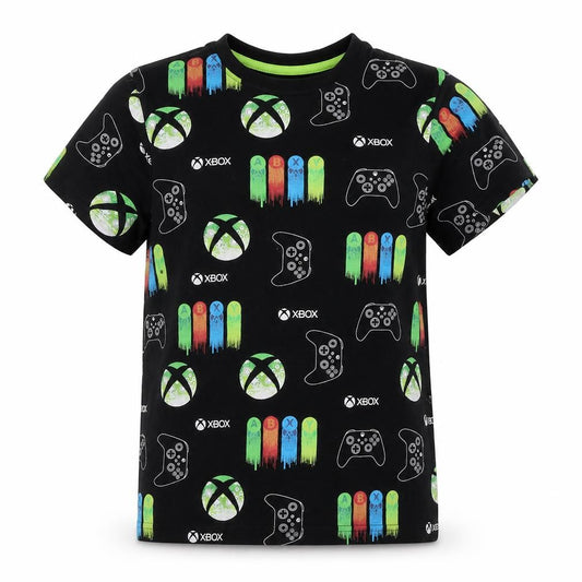 George Boys Black Xbox Graphic T-Shirt 13-14 Years