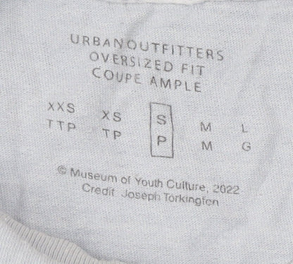 Urban Outfitters Men's Grey Art Graphic T-Shirt S