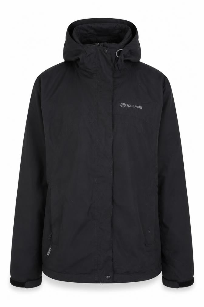 Sprayway Women's Black Hooded Jacket Size L