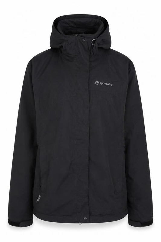 Sprayway Women's Black Hooded Jacket Size L