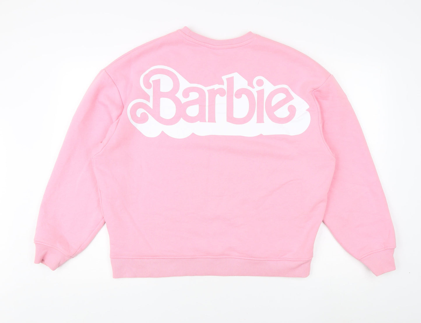 Barbie Women's Pink Pullover Sweatshirt Size  S