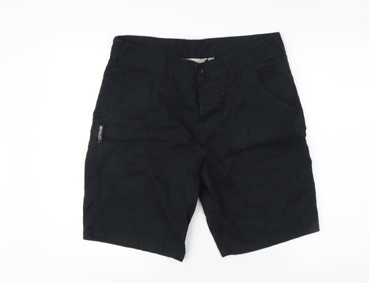 Mountain Warehouse Men's Black Shorts Size 32