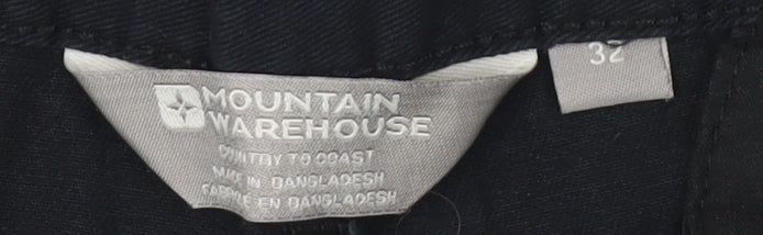 Mountain Warehouse Men's Black Shorts Size 32