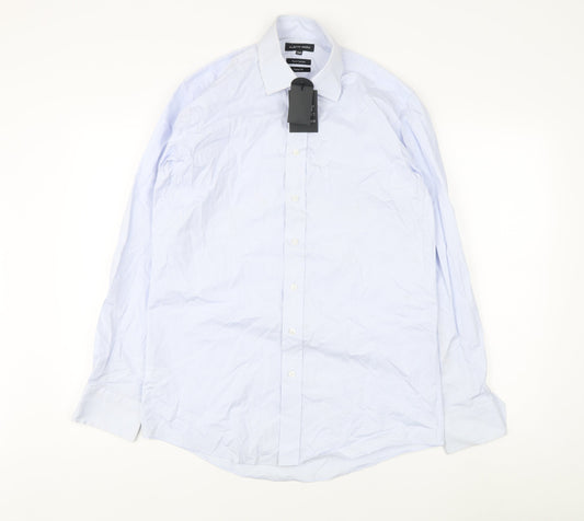 Austin Reed Men's Blue Classic Fit Dress Shirt