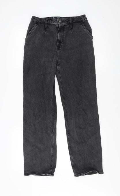 Hollister Women's Black Jeans - Size 4, High-Rise, Stretch