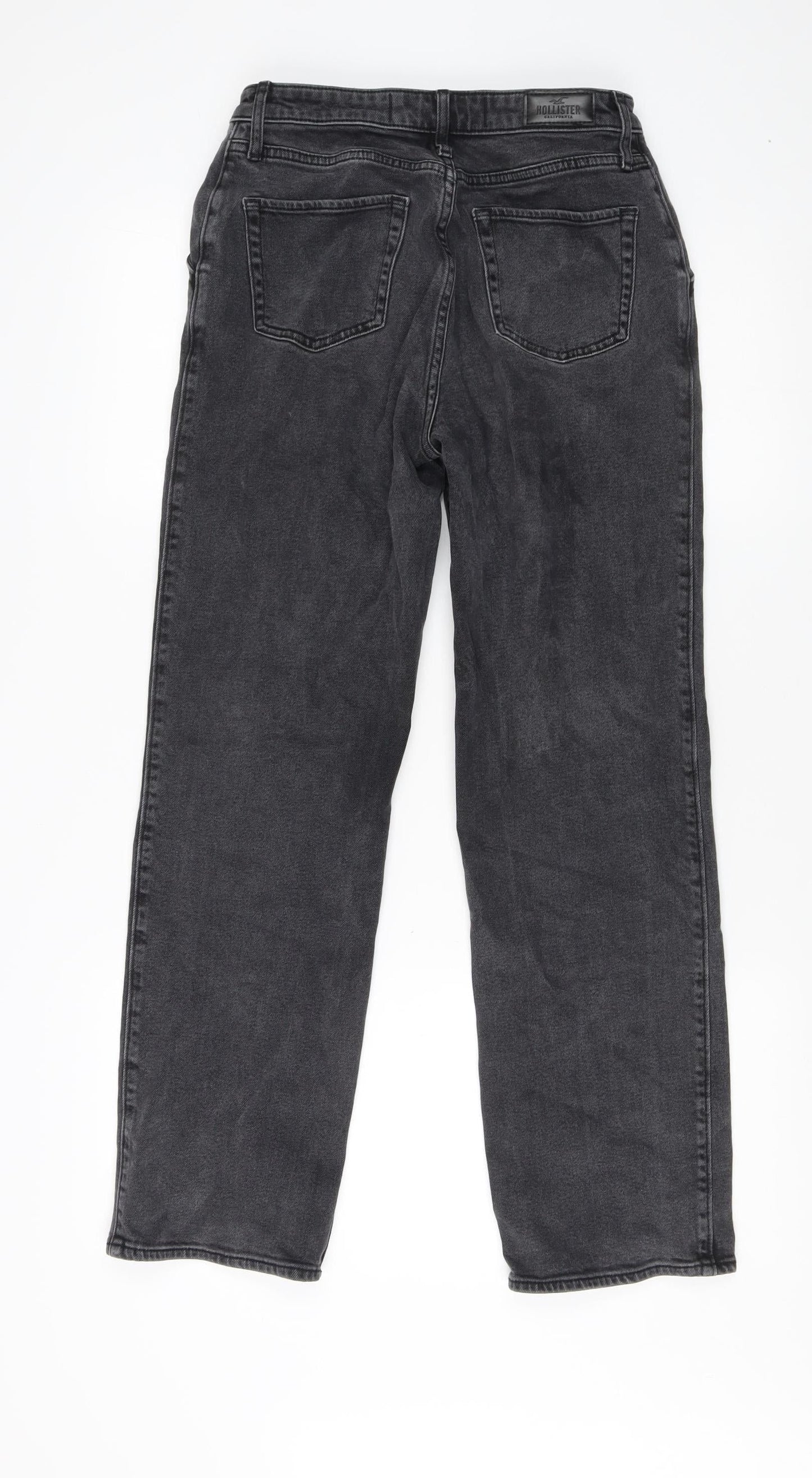 Hollister Women's Black Jeans - Size 4, High-Rise, Stretch