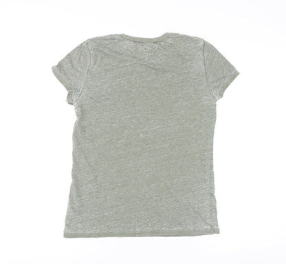 Unisex Adults UK Size M American Eagle Outfitters Green Basic T-Shirt