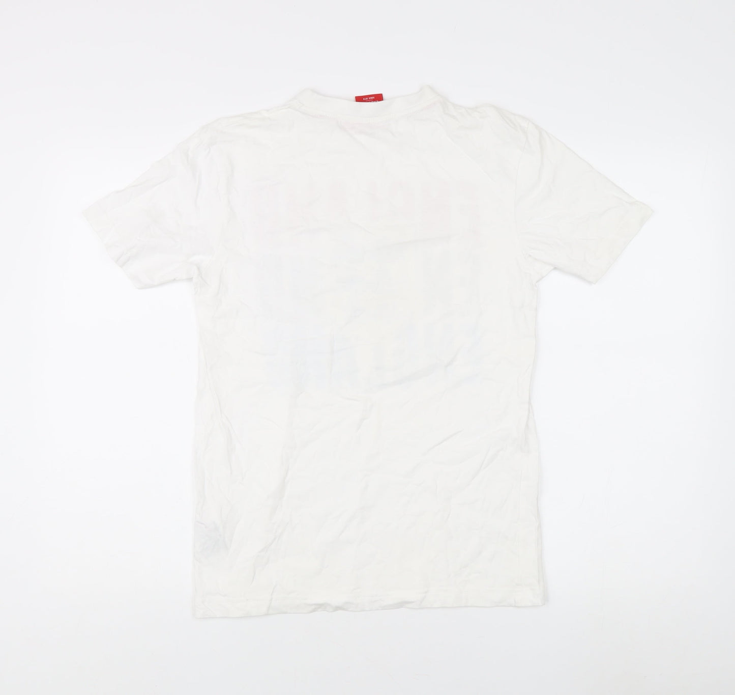 Mens UK Size S England White  T-Shirt