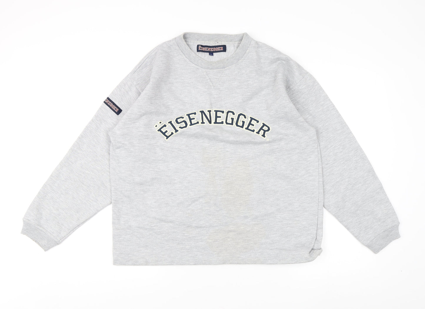 Eisengger Grey Logo Sweatshirt, Men's L, Pullover