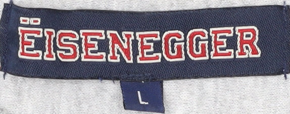 Eisengger Grey Logo Sweatshirt, Men's L, Pullover