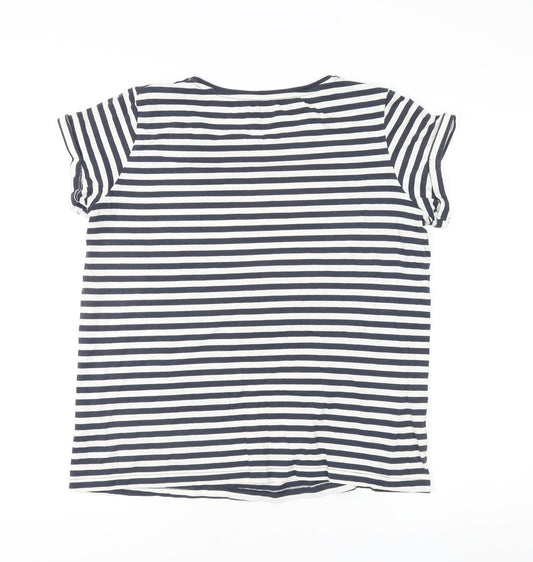 Comic Relief Unisex Disney Striped T-Shirt M