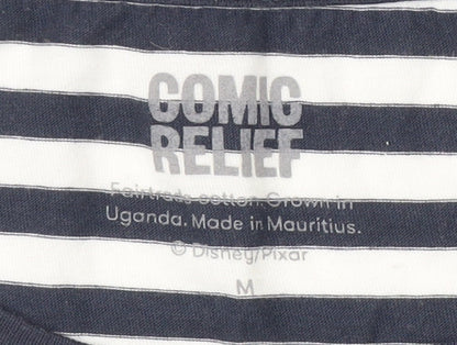 Comic Relief Unisex Disney Striped T-Shirt M