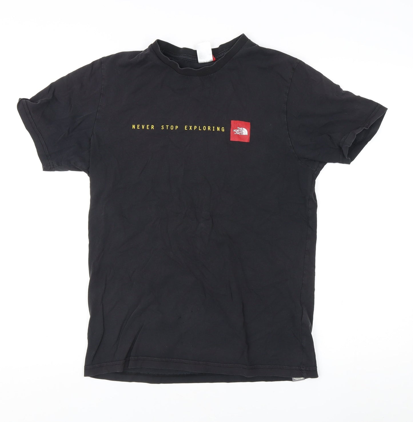 The North Face Men's Black T-Shirt, S, Cotton, Logo
