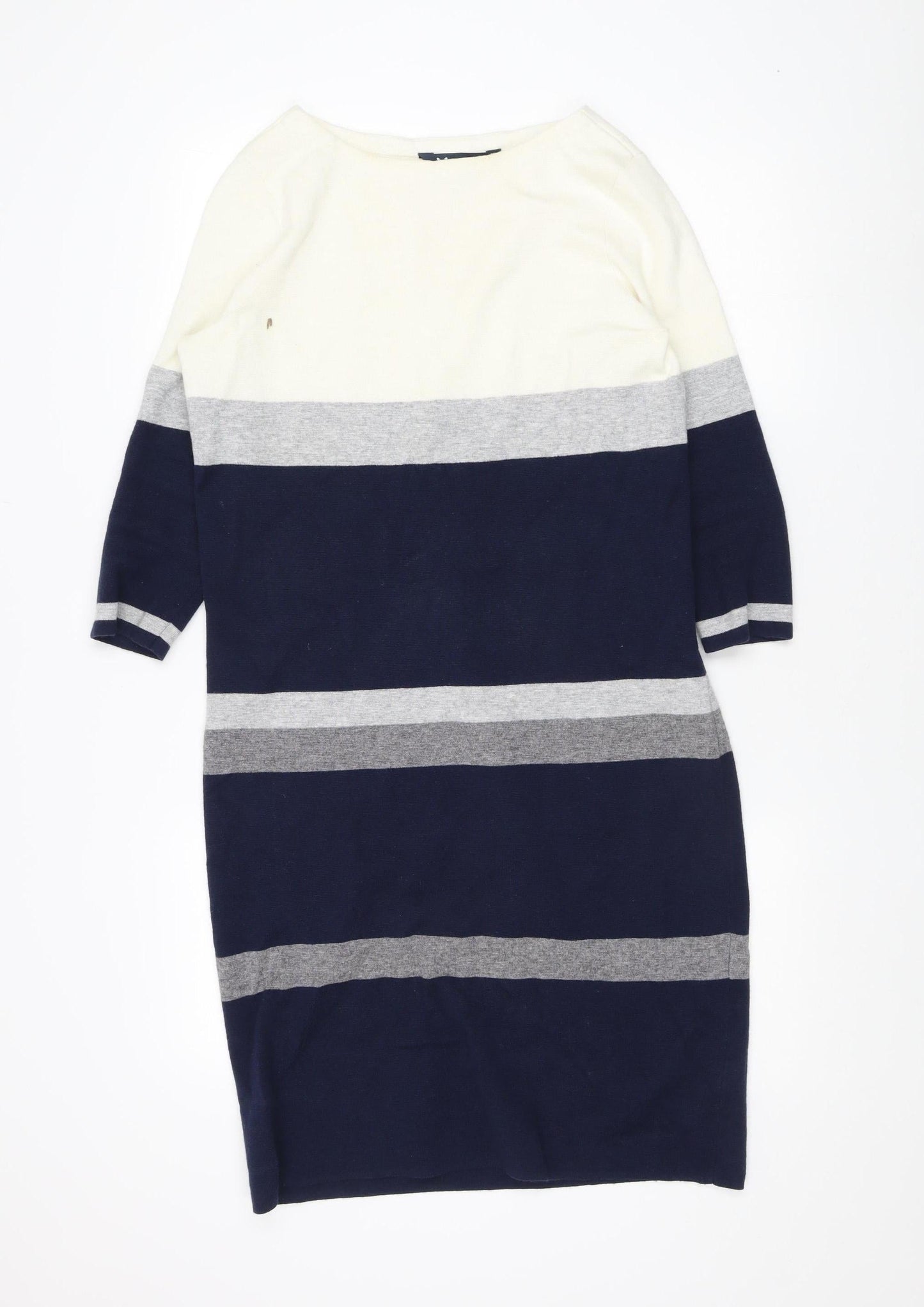 Womens UK Size 12 Crew Clothing Company Multicoloured Tunic Jumper