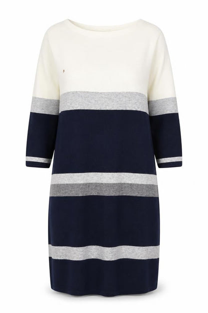 Crew Clothing Striped Tunic Jumper Size 12