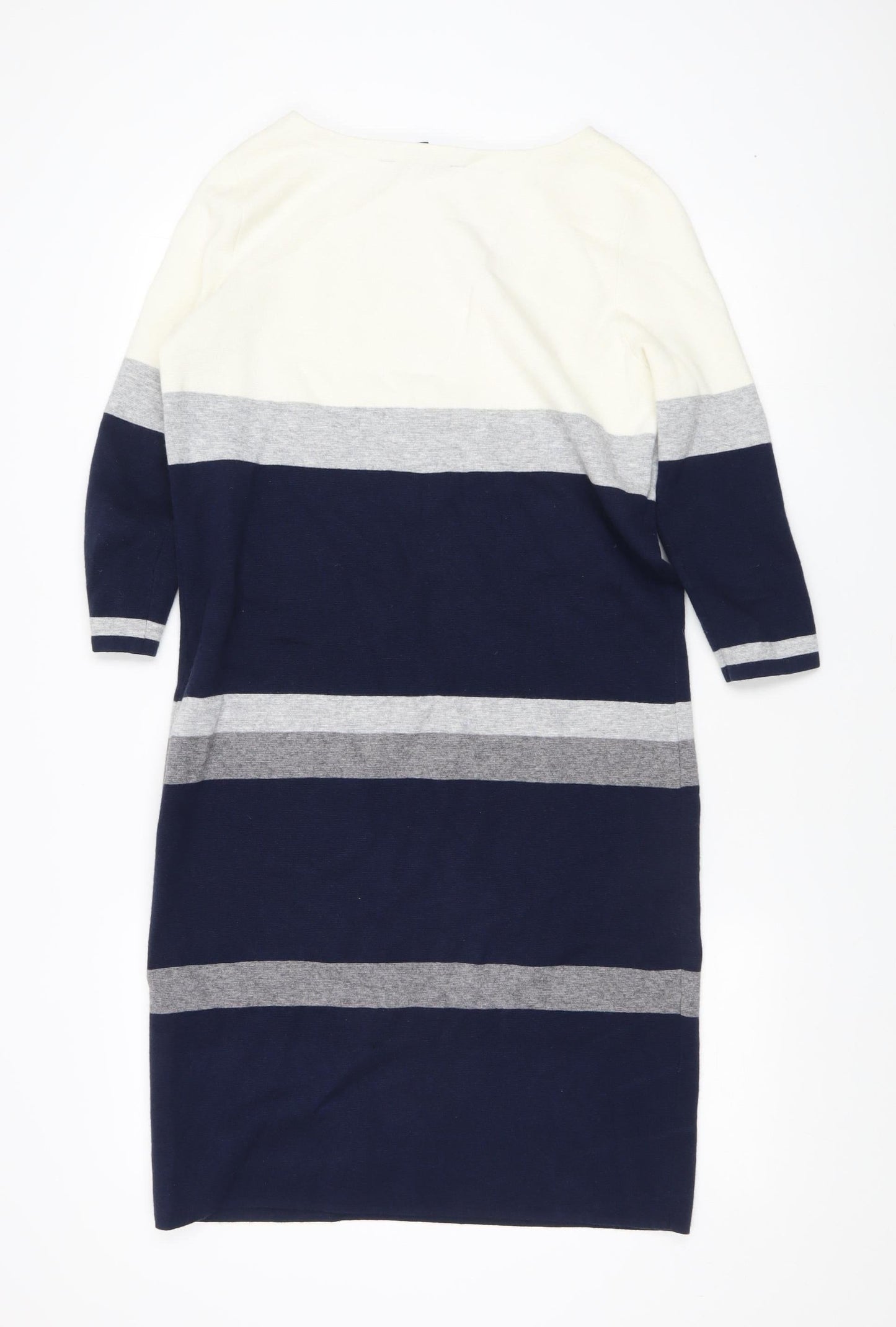 Womens UK Size 12 Crew Clothing Company Multicoloured Tunic Jumper