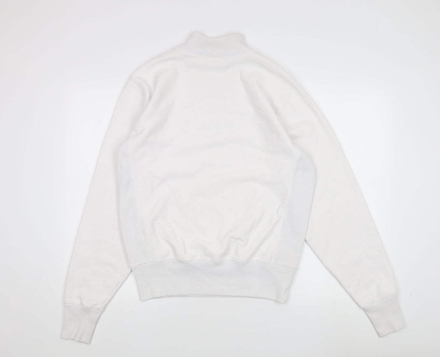 Champion Women's White Mock Neck Sweatshirt - Size S