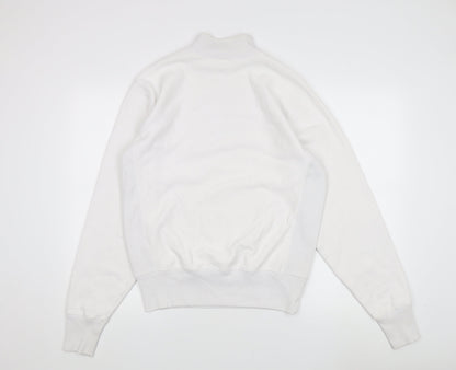 Champion Women's White Mock Neck Sweatshirt - Size S