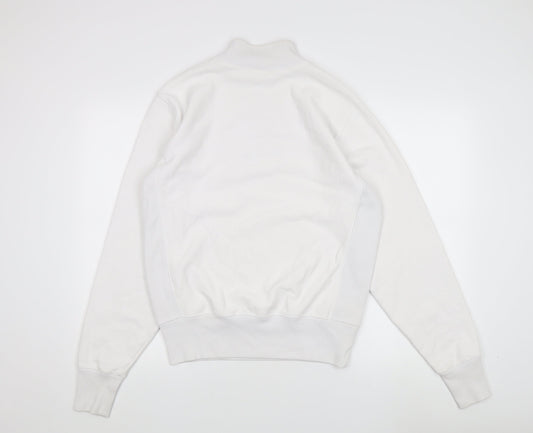 Champion Women's White Mock Neck Sweatshirt - Size S