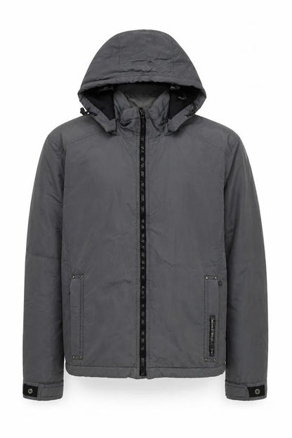 Mens UK Size L GAS Grey Basic Jacket