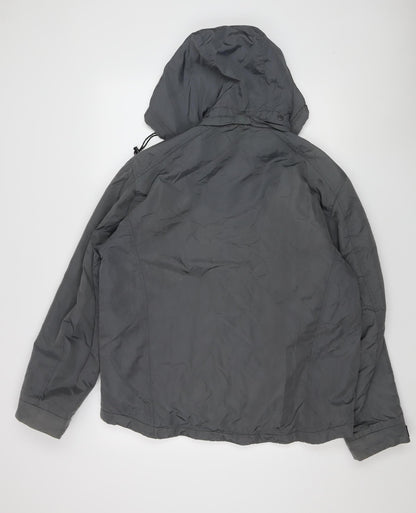 Mens UK Size L GAS Grey Basic Jacket
