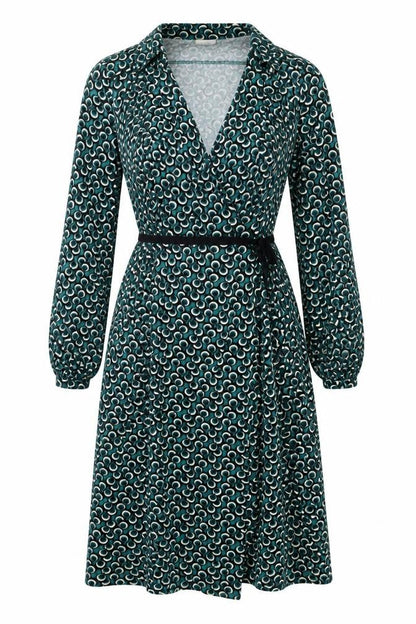 NEXT Women's Multicoloured Geometric Wrap Dress