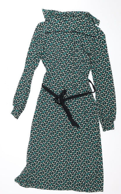 NEXT Women's Multicoloured Geometric Wrap Dress