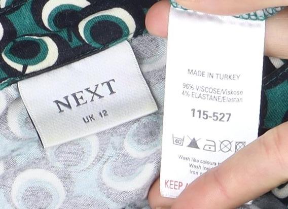 NEXT Women's Multicoloured Geometric Wrap Dress