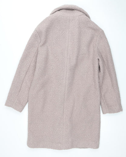 Womens UK Size 12 New Look Beige Overcoat