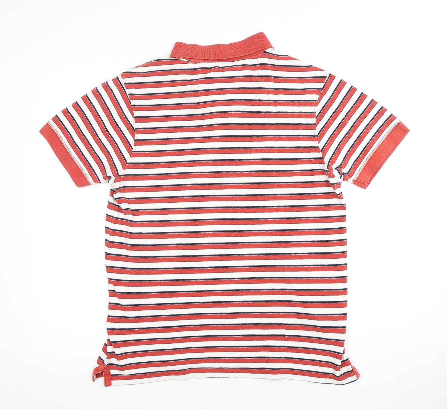 Jasper Conran Men's Red Striped Polo, Medium, Casual Shirt