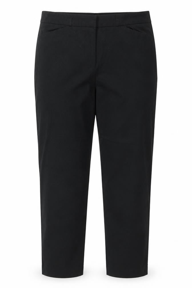 Womens UK Size 8 DKNY Regular Fit Casual Black Trousers