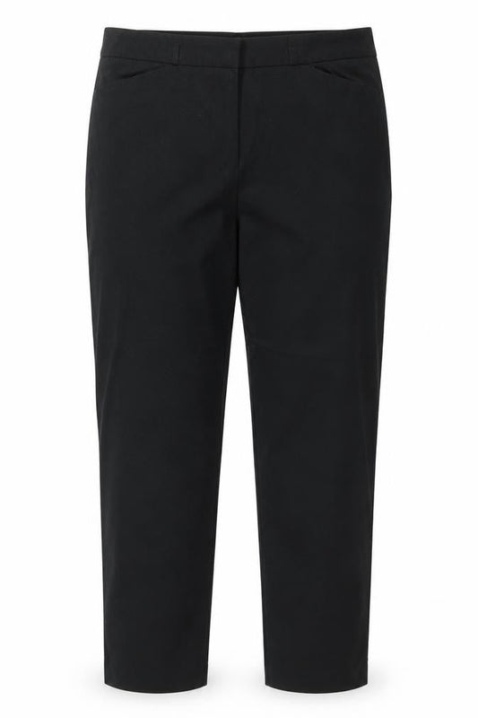 Womens UK Size 8 DKNY Regular Fit Casual Black Trousers