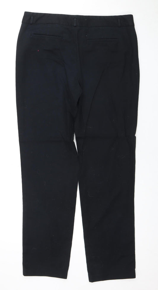 DKNY Women's Black Trousers Size 8 Straight Leg