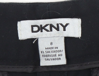 DKNY Women's Black Trousers Size 8 Straight Leg