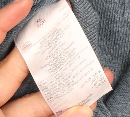 Banana Republic Women's Blue XS Cardigan, Button Accents