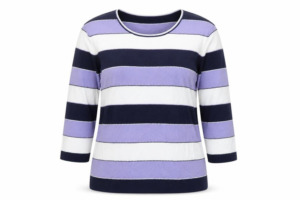 Womens UK Size 12/14 Eastex Multicoloured Basic T-Shirt