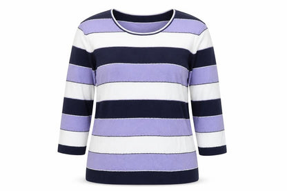 Womens UK Size 12/14 Eastex Multicoloured Basic T-Shirt