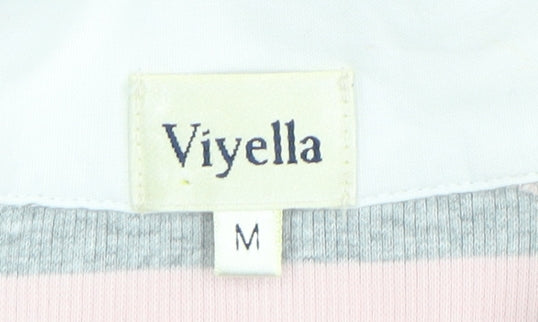 Womens UK Size M Viyella Multicoloured Basic Polo