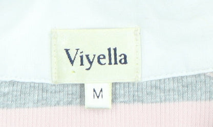 Womens UK Size M Viyella Multicoloured Basic Polo