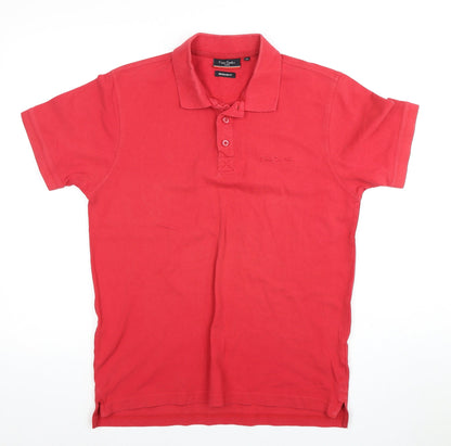 Pierre Cardin Red Men's M Polo Shirt Regular Fit